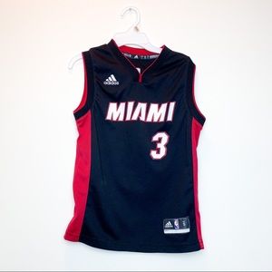 Kids Miami Heat Dwyane Wade Basketball Jersey